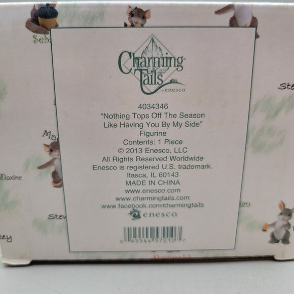 Charming Tails Nothing Tops Off The Season Like Having You By My Side Figurine - Picture 9 of 9